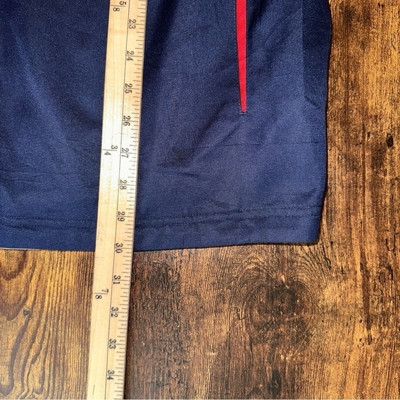 Adidas Jacket Mens Large Red Blue Cleveland Cavaliers Bomber Raglan Sleeve Y2K - Picture 7 of 9